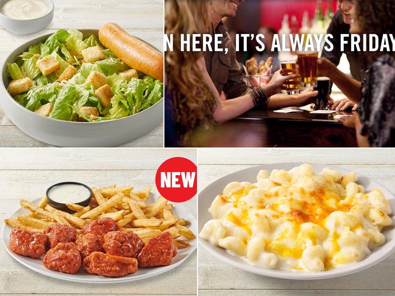 TGI Fridays Menu