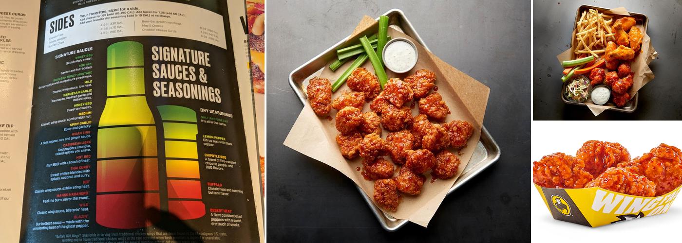 Buffalo Wild Wings Menu
