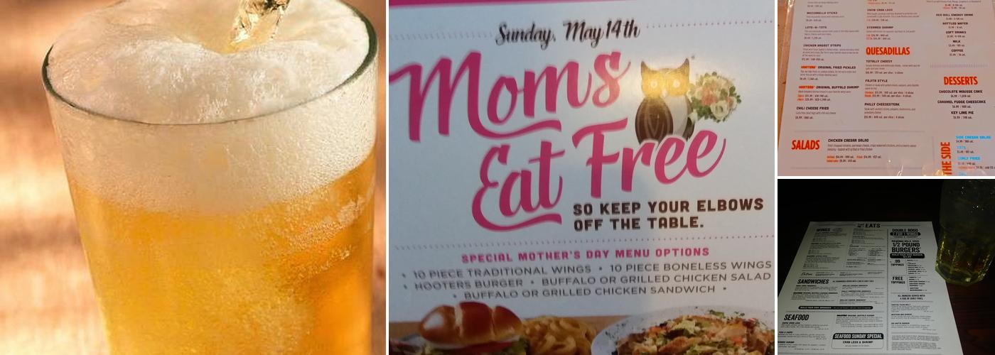 Hooters of New Castle Menu