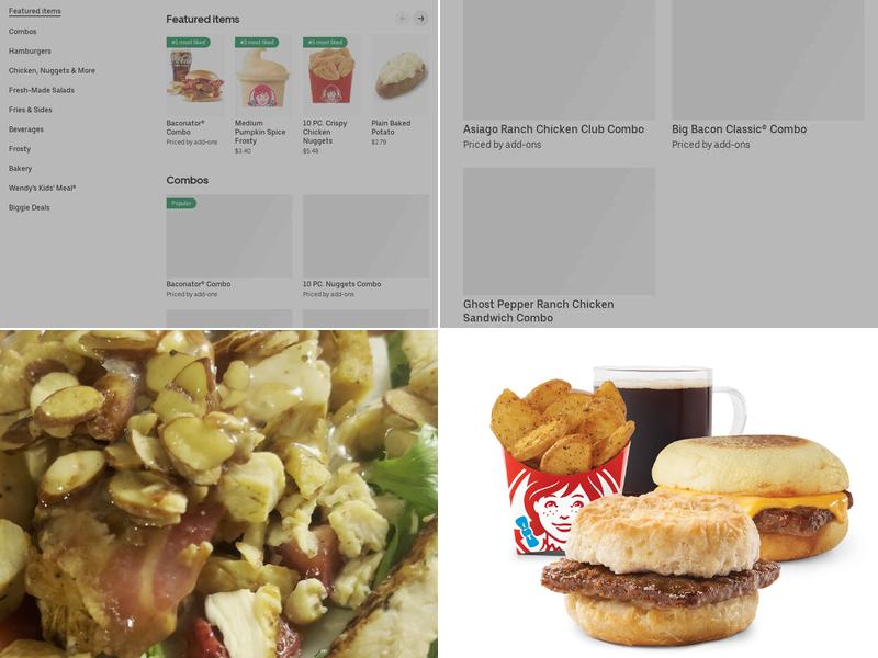 Wendy's Menu