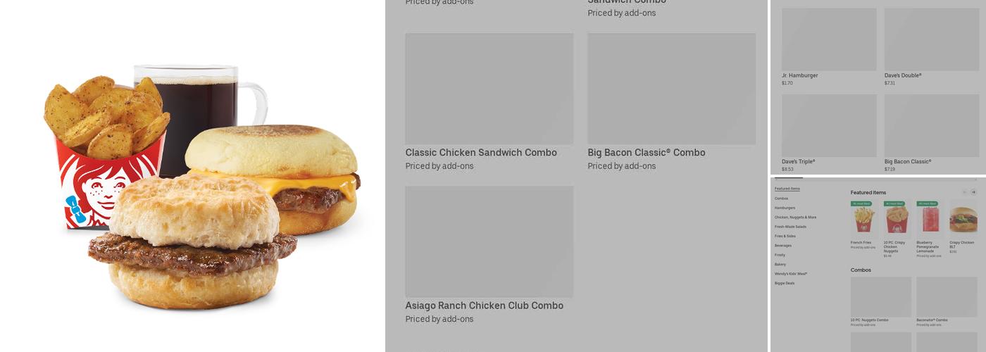 Wendy's Menu