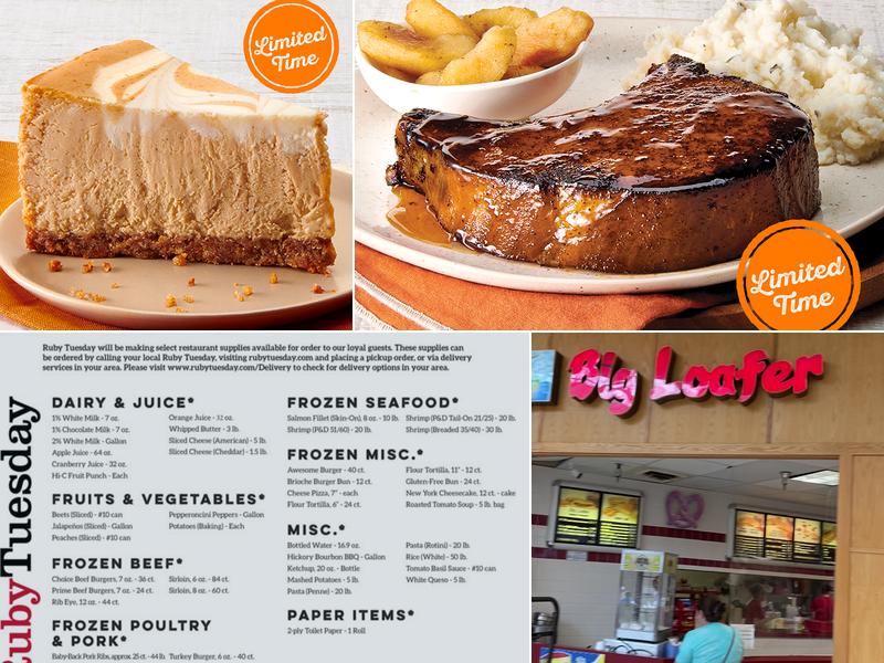 Ruby Tuesday Menu