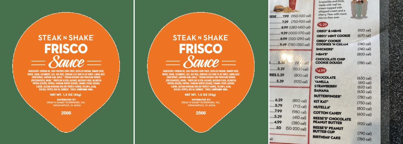 Steak 'n Shake Menu