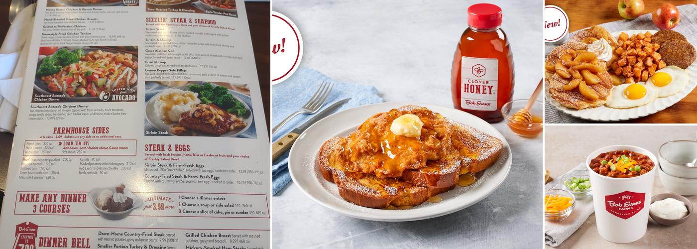 Bob Evans Menu