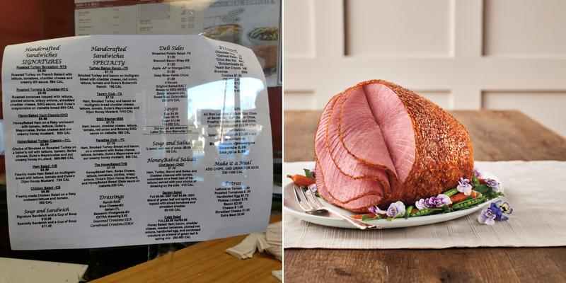 The Honey Baked Ham Company Menu