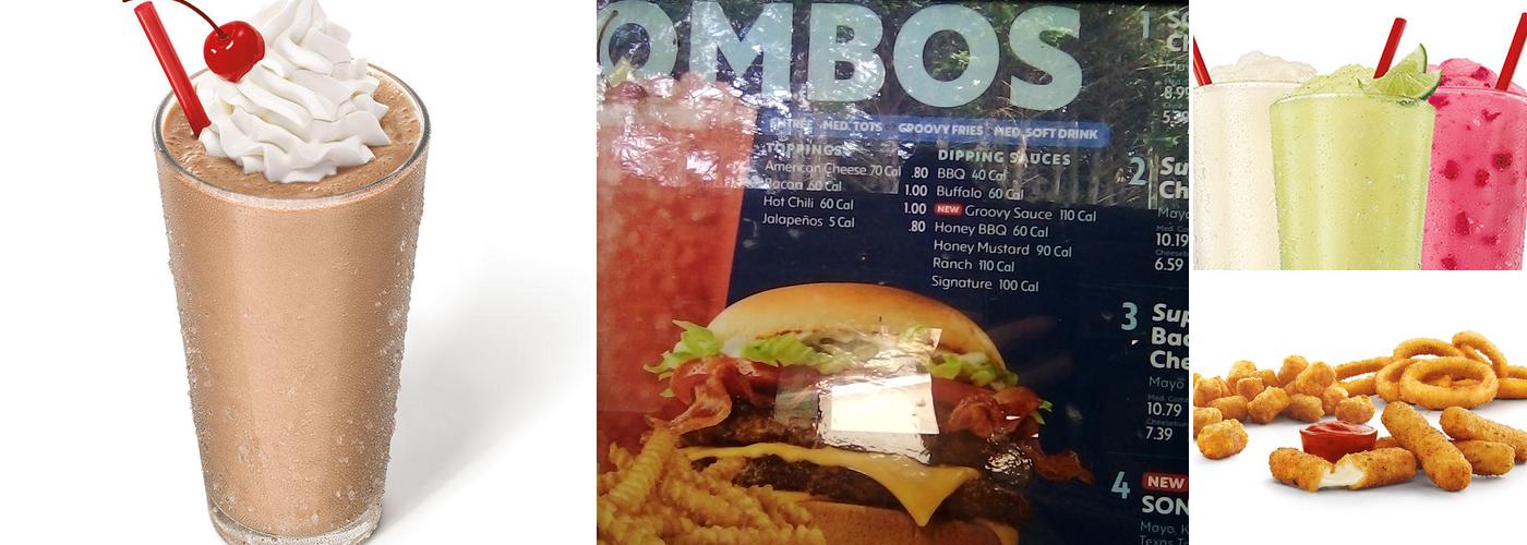 Sonic Drive-In Menu