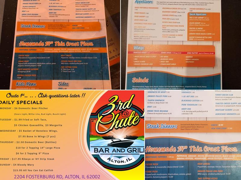3rd Chute II Menu