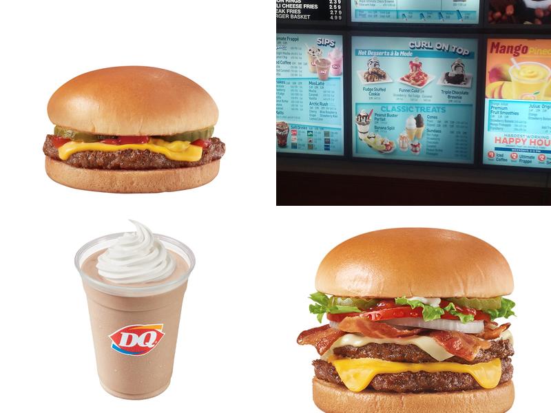 Dairy Queen Menu