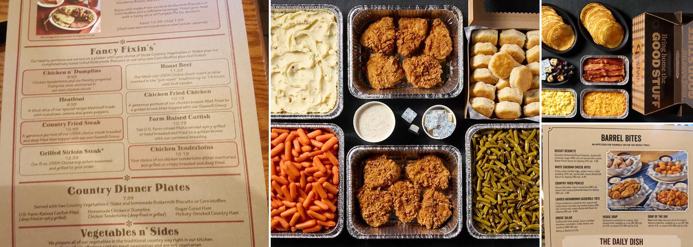 Cracker Barrel Old Country Store Menu