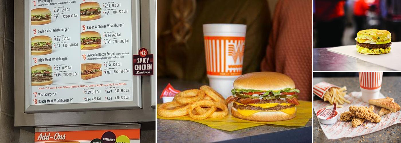 Whataburger Menu