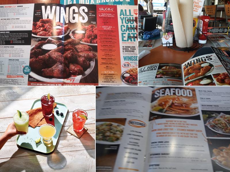 Hooters Menu