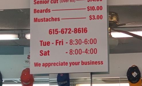 31-W Barber Shop 320 West Dr, White House Tennessee 37188