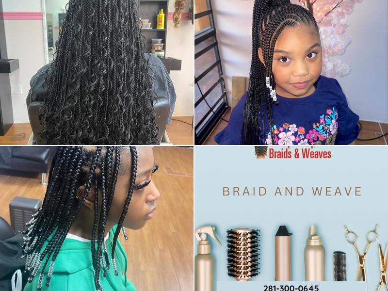 Unique Braids and Weaves. Hair Salon Eldridge Parkway