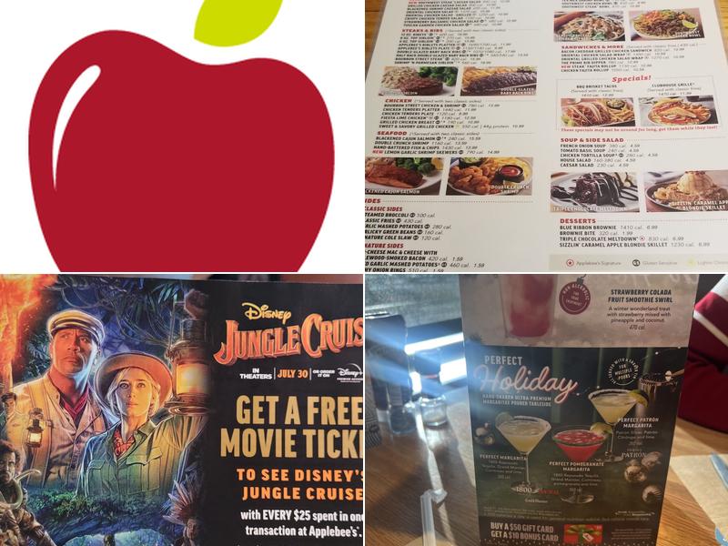 Applebee's Grill + Bar Menu