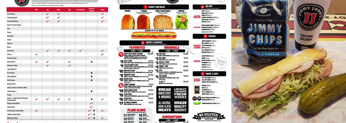 Jimmy John's Menu