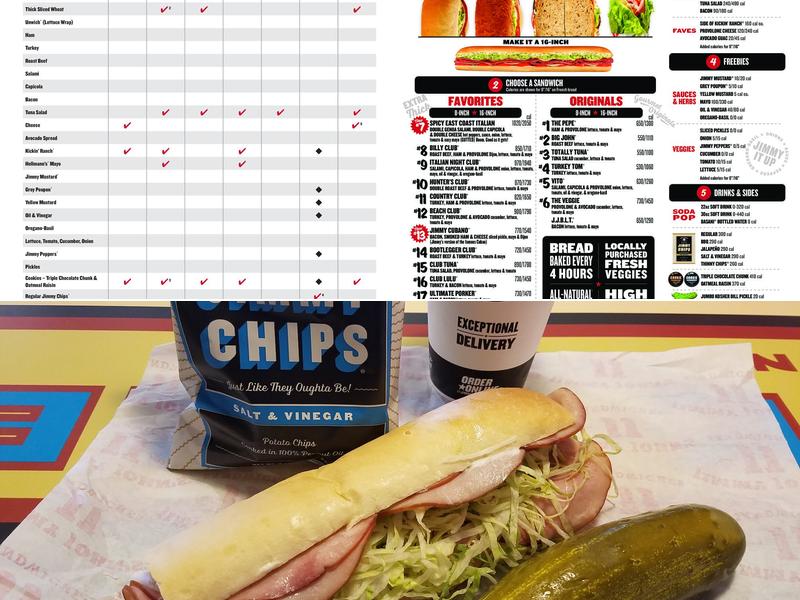 Jimmy John's Menu