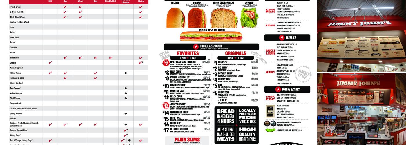 Jimmy John's Menu