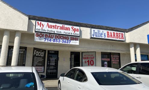 Julie's barber Shop 10515 W McFadden Ave #103, Garden Grove California 92843