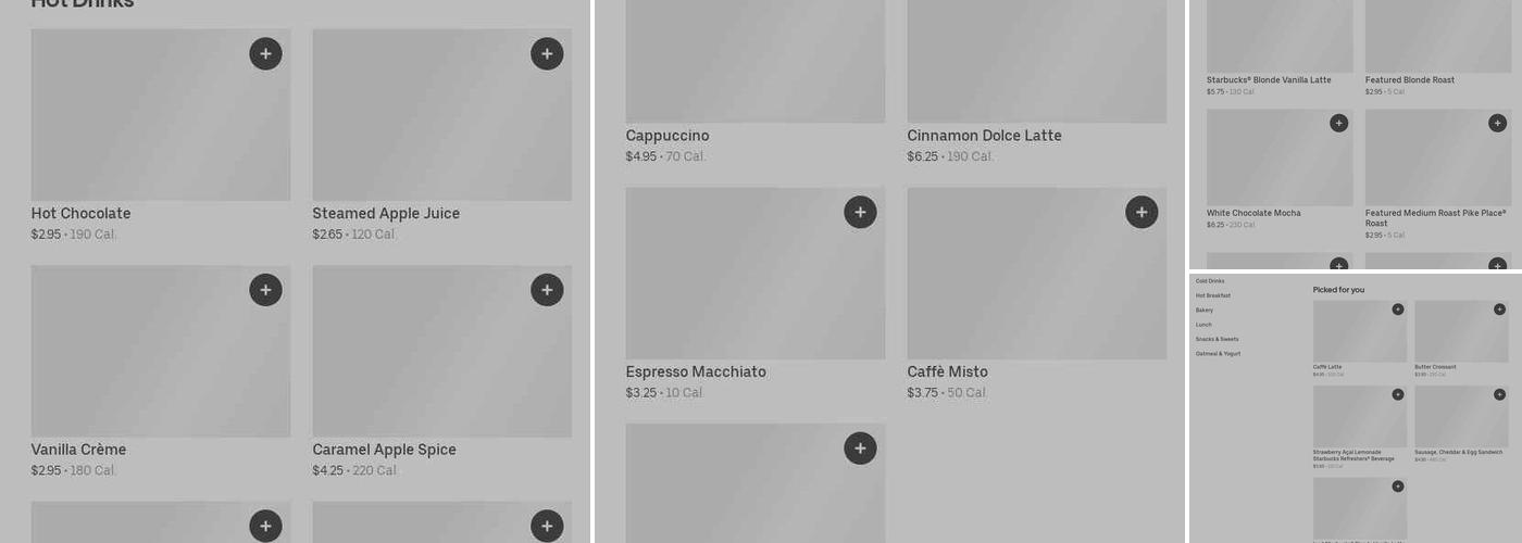 Starbucks Menu