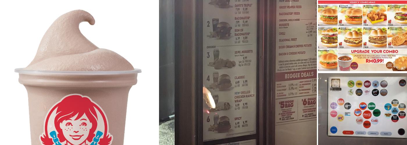 Wendy's Menu