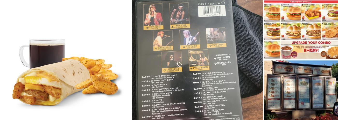 Wendy's Menu