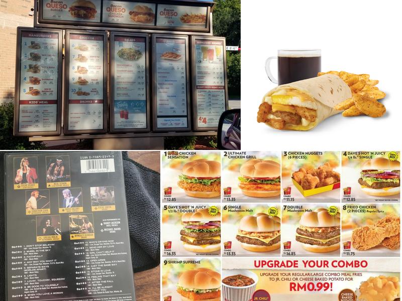 Wendy's Menu