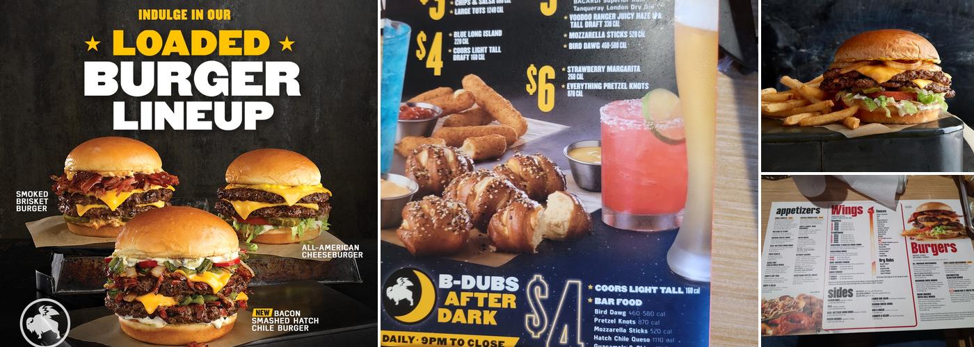 Buffalo Wild Wings Menu