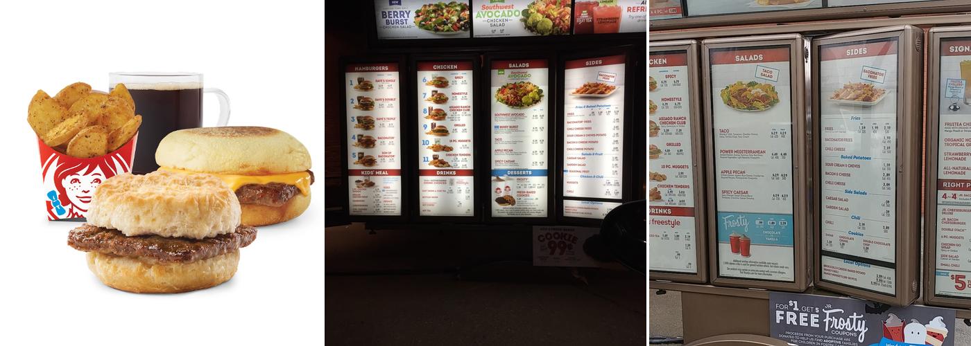 Wendy's Menu