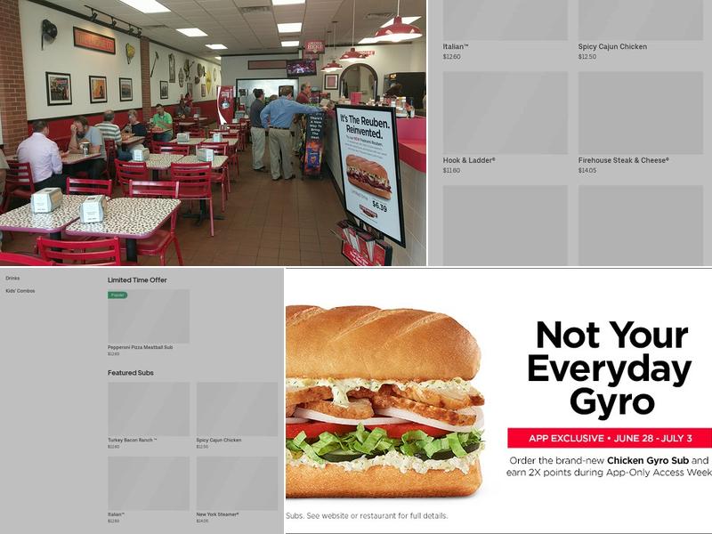 Firehouse Subs Charles Pointe Menu