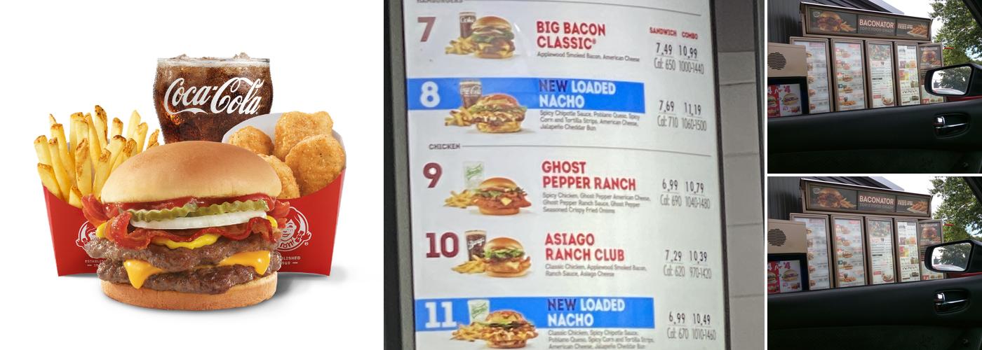 Wendy's Menu