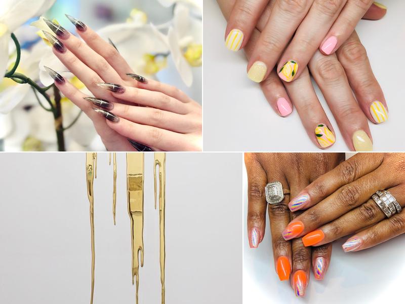 Vernis d'or Mani Pedi Spot