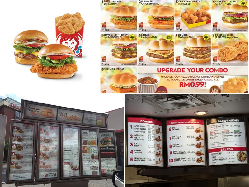 Wendy's Menu