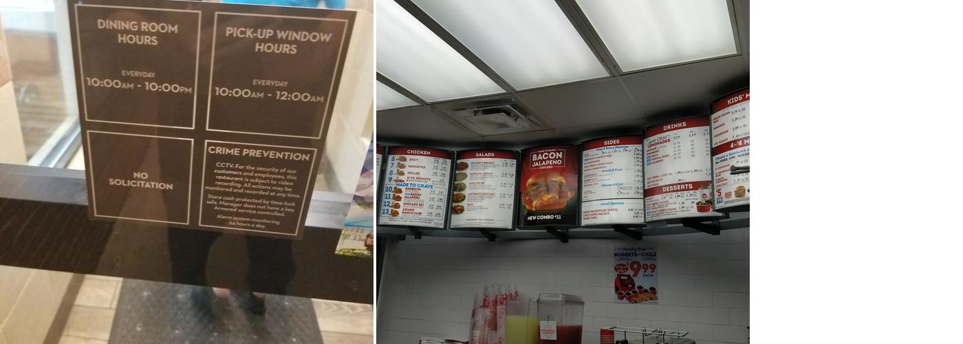 Wendy's Menu