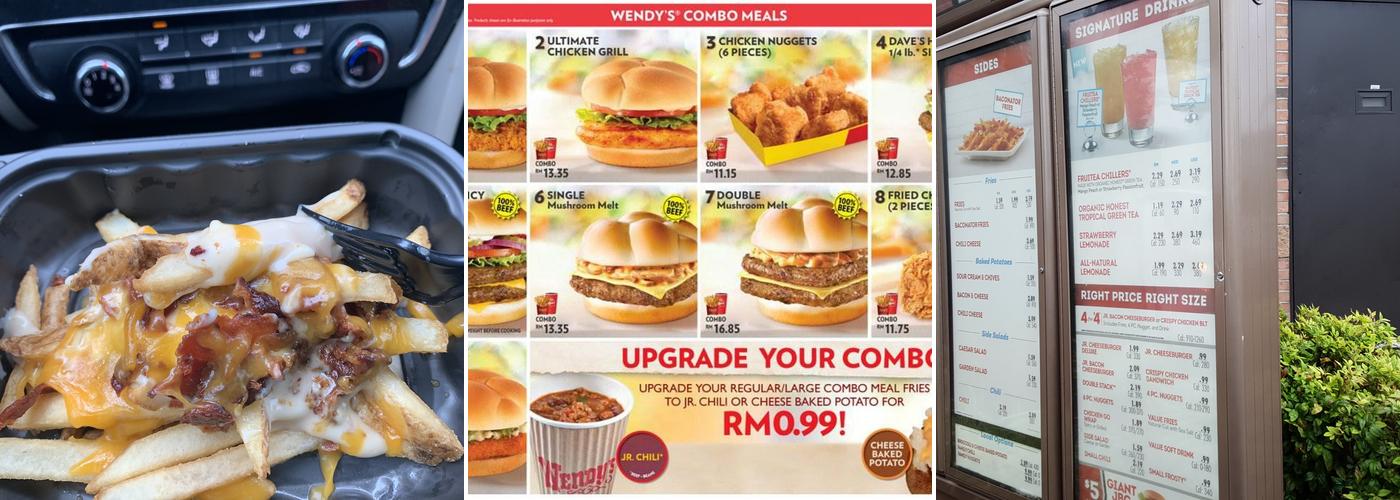 Wendy's Menu