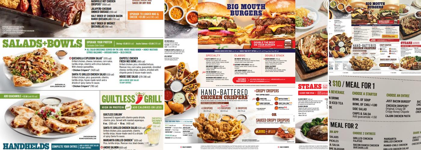 Chili's Grill & Bar Menu