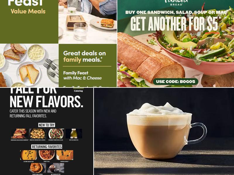 Panera Bread Menu