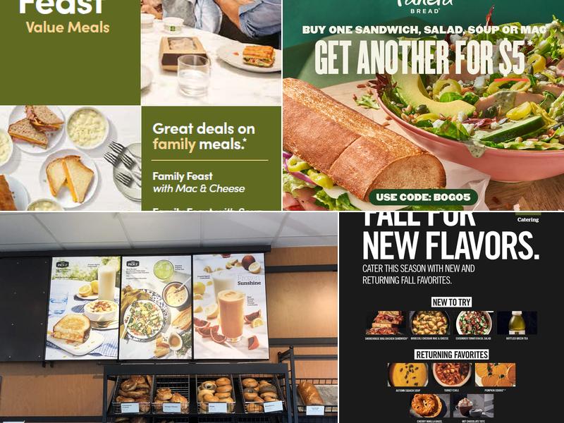 Panera Bread Menu