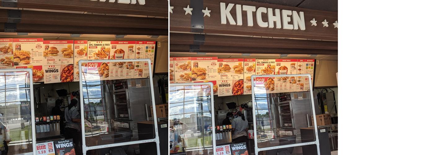 KFC Menu