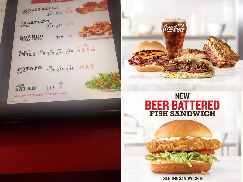 Arby's Menu