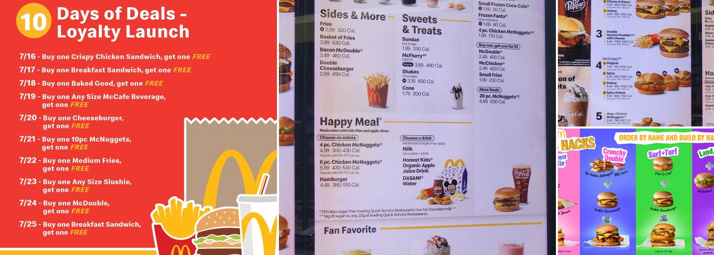 McDonald's Menu