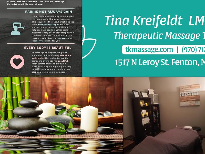 Tina Kreifeldt LMT MMP Therapeutic Massage