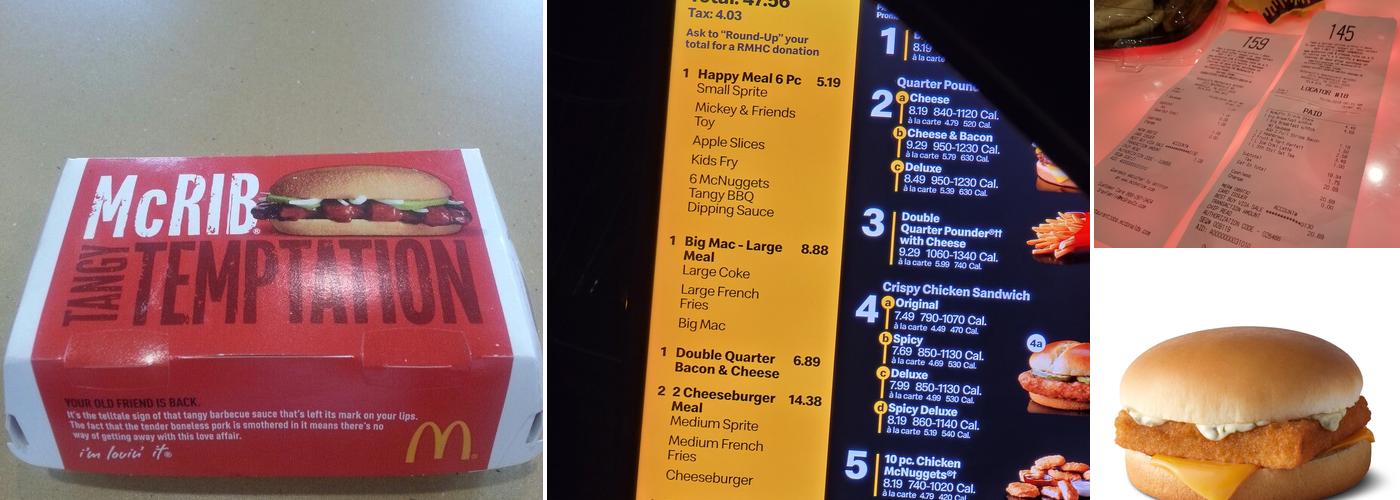 McDonald's Menu
