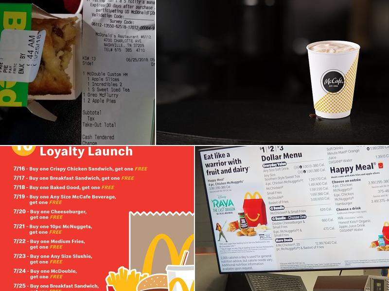 McDonald's Menu