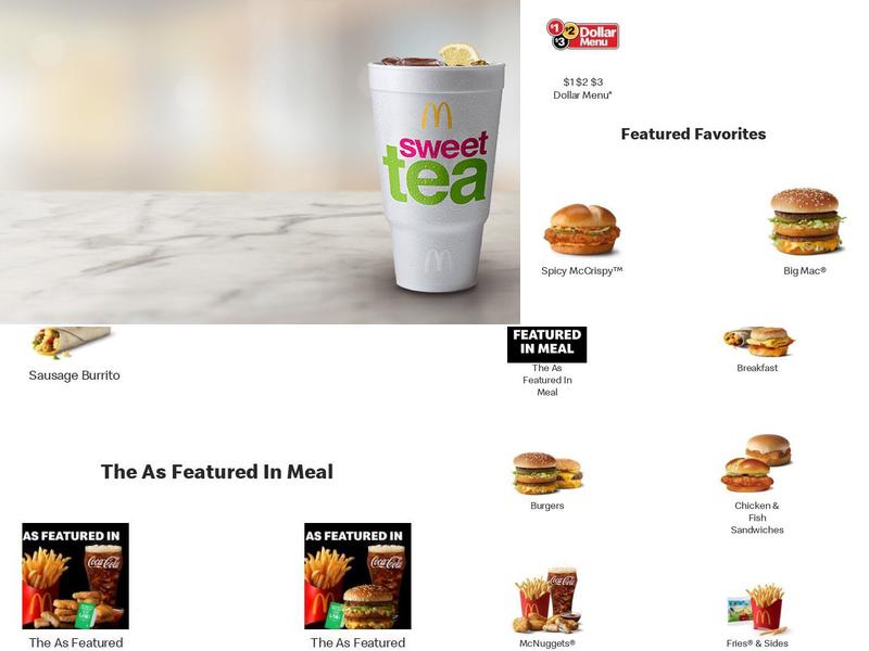 McDonald's Menu