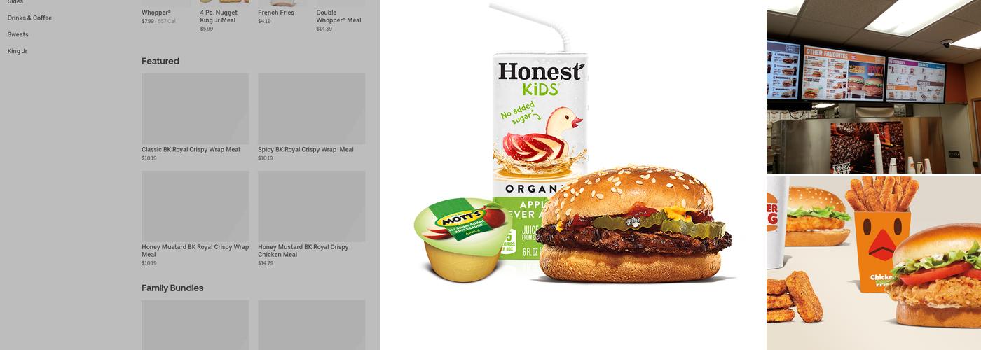 Burger King Menu