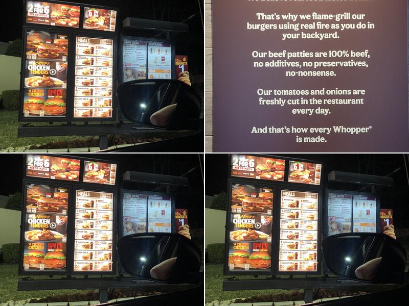 Burger King Menu