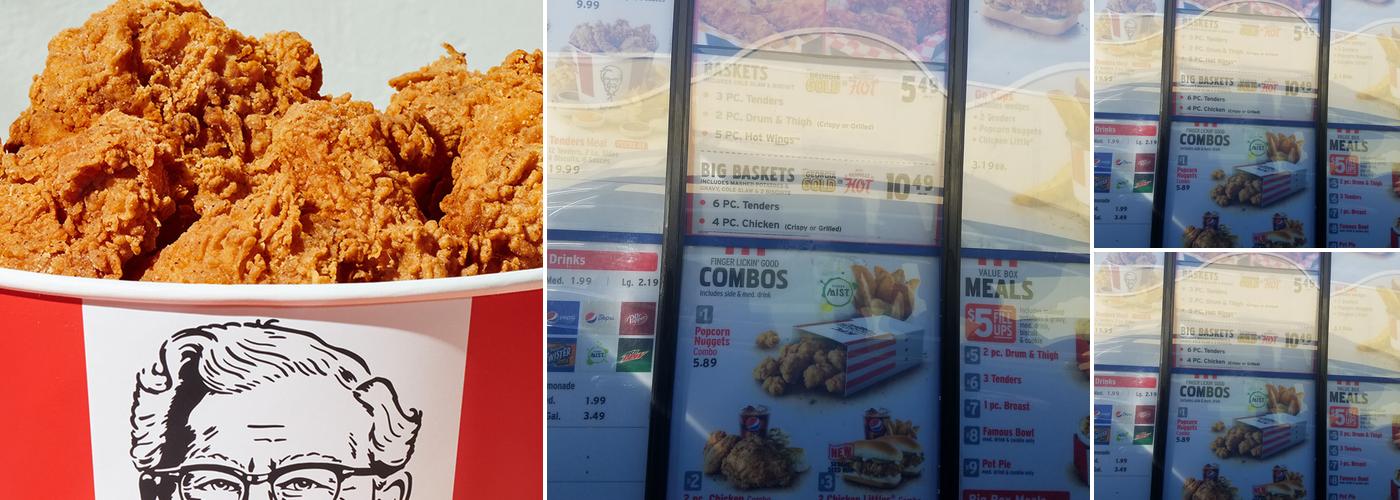 KFC Menu