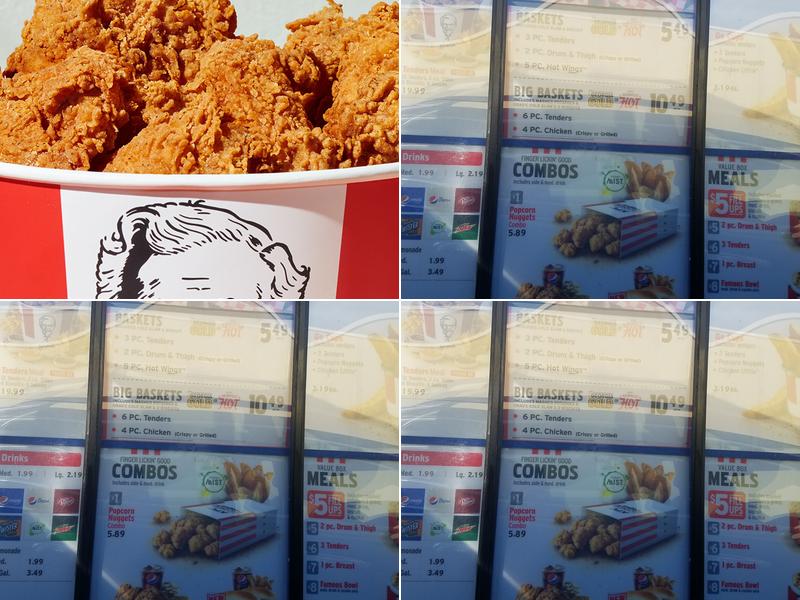 KFC Menu