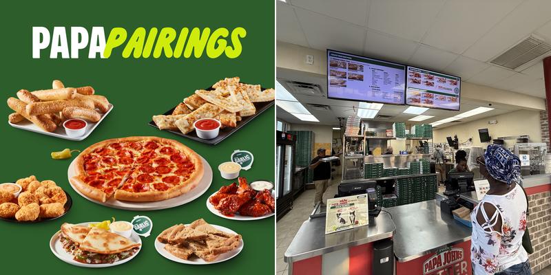 Papa Johns Pizza Menu