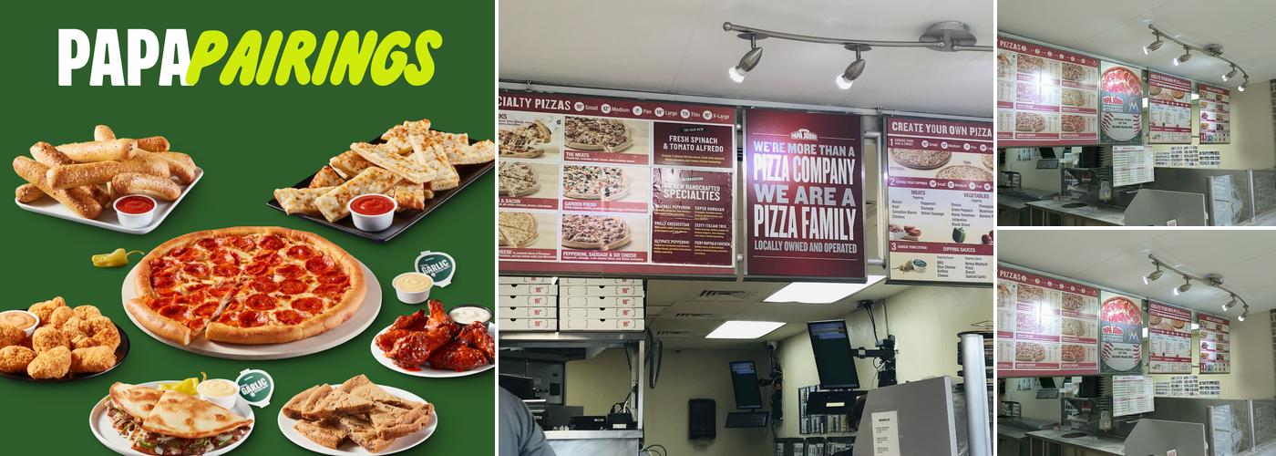 Papa Johns Pizza Menu